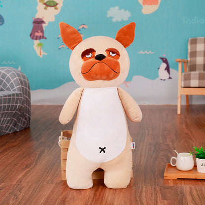 The New Cotton Dog Doll Feather Pillow Quality Goods  Husky Soft Plush Toys To Send His Girlfriend