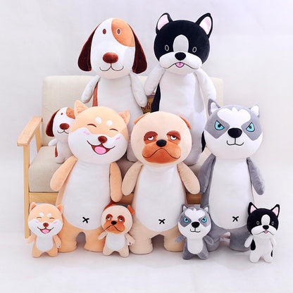 The New Cotton Dog Doll Feather Pillow Quality Goods  Husky Soft Plush Toys To Send His Girlfriend