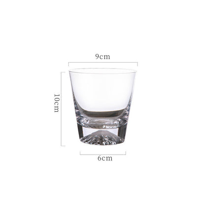 Crystal Glass Transparent Breakfast Milk Home Mountain Cup