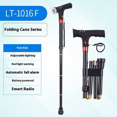 Multifunctional Non-slip Smart Retractable Folding Cane