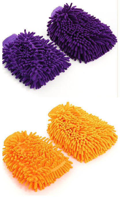 Double-sided Car Washing Gloves Car Cleaning Tools