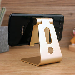 Aluminum cell phone stand