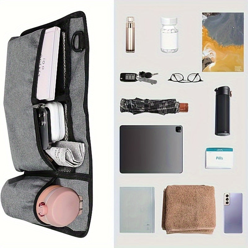 Organizer Pouch Bag With Cup Holder For Rollator Or Folding Walker