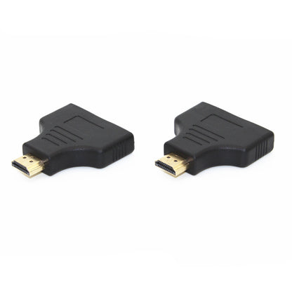 Revolving To 2 HDMI Female Adapters, One-to-two HD Computer TV Connection