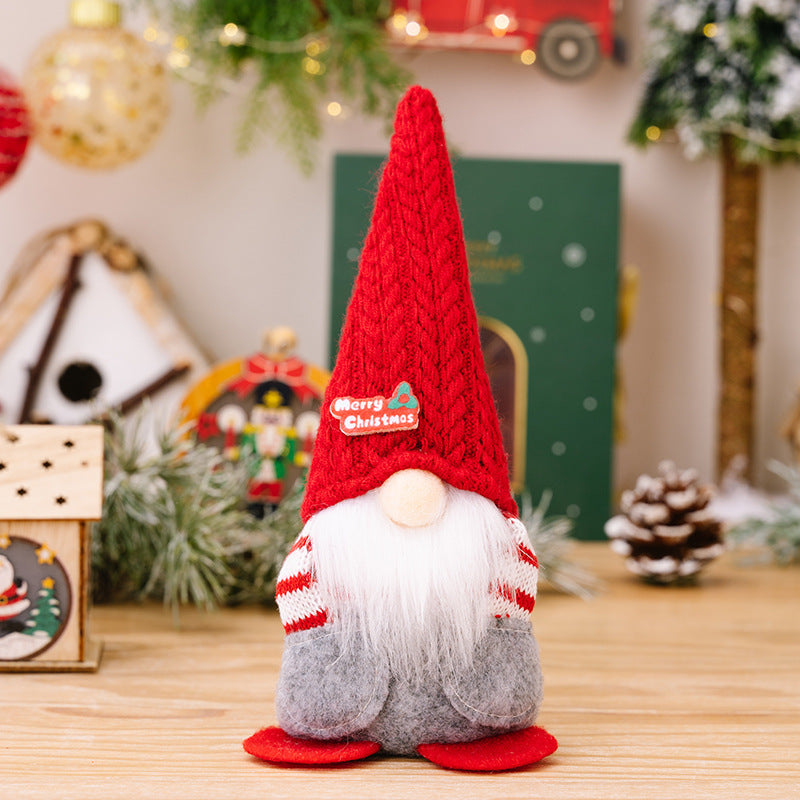 Pocket Pointed Hat Faceless Doll Christmas Decoration Supplies