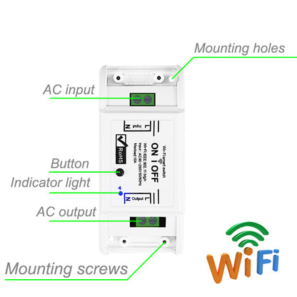 Smart home wifi switch