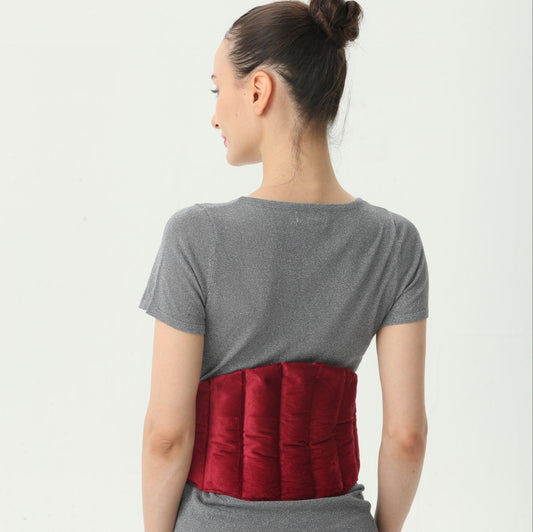 Heating Pad Microwave Waist Supporter Flaxseed Filler Belly Warming Waist Pillow Multifunctional Heating Mat