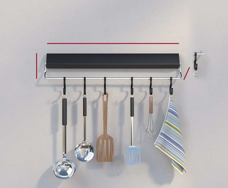 Wall-mounted household seasoning supplies knife holder hanger