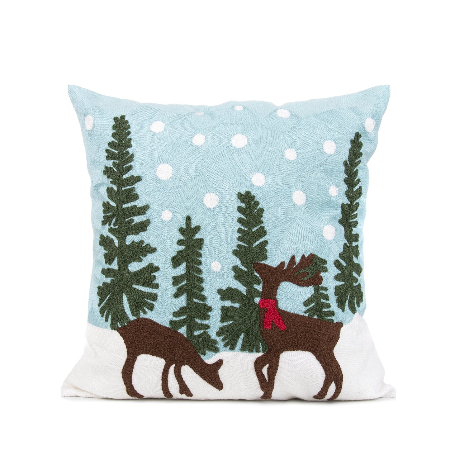 Household Supplies New Christmas Embroidery Pillow Case