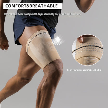 Sports Thigh Supporter Knitted Compression Leg Gaurd Set