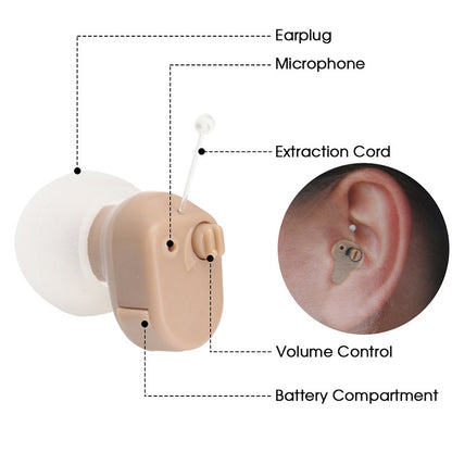 In-ear Hearing Aid Headphone Sound Amplifier
