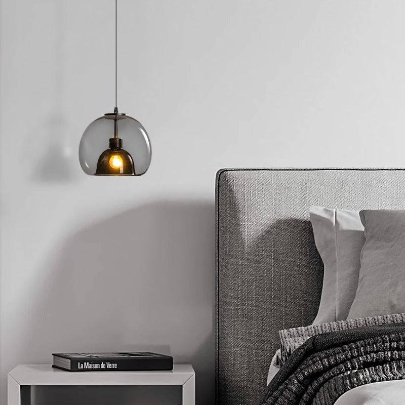 Nordic Creative Restaurant Chandelier Modern Simple Personality Minimalist Bar Small Droplight Three-head Glass Dining Table Lamps