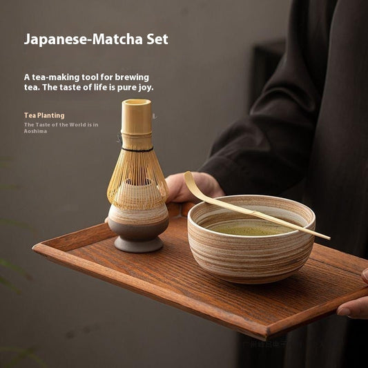 Tea Ceremony Tools Hundred Benli Tea Whisk Utensils Tea Bowl Household Complete Set Suit