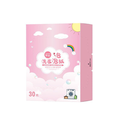 Laundry Bubble Warp Cleaning Antibacterial Laundry Sheet