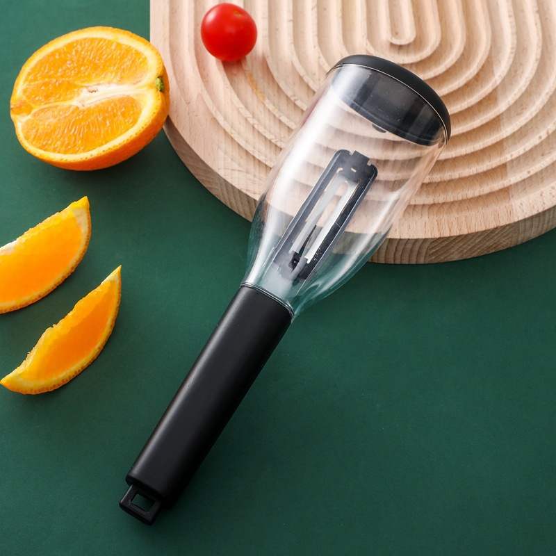 Multifunctional Storage Type Peeling Knife Peeling Knife With Storage Tube Peeler Peeling Kitchen Supplies Household Peeling Knife