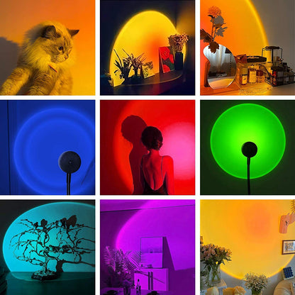 Car Ambience Light Sunset Light Photo Photography Light Day Never Fall Creative Background Decorative Light USB Plug-and-play Light