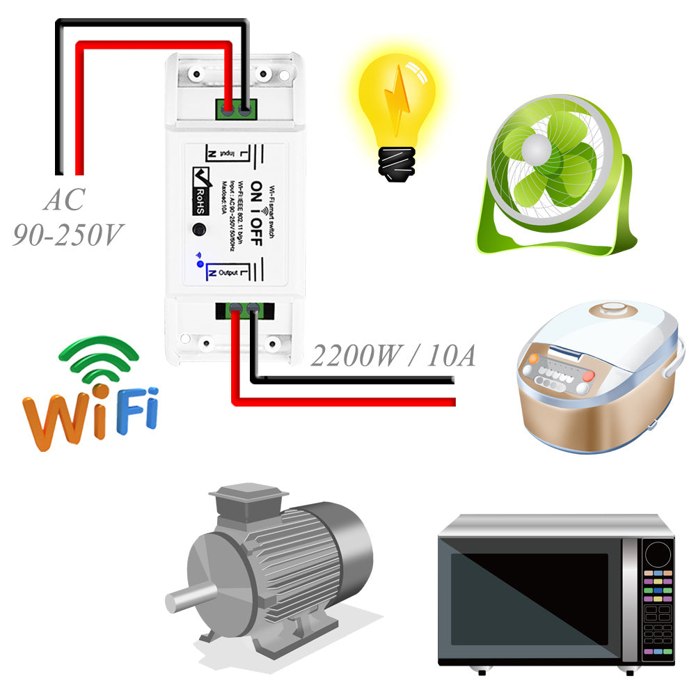 Smart home wifi switch