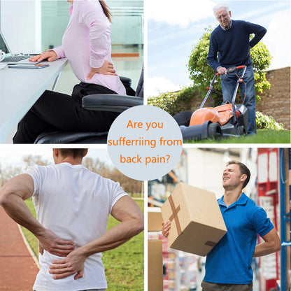 Electric Heating Massage Belt Care Slipped Discs Traction Vibration Inflatable Waist Supporter