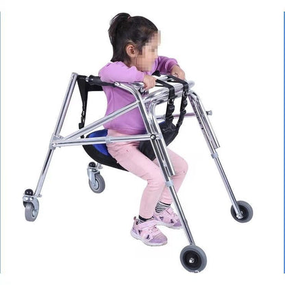 Children Standing Frame Rehabilitation Training Walker Foldable