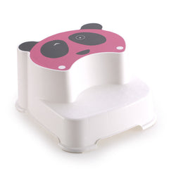 Kids Baby Double-layer Step Stool Children Boys Girls Bathroom Toddler Toilet Training Anti-Slip Footstool