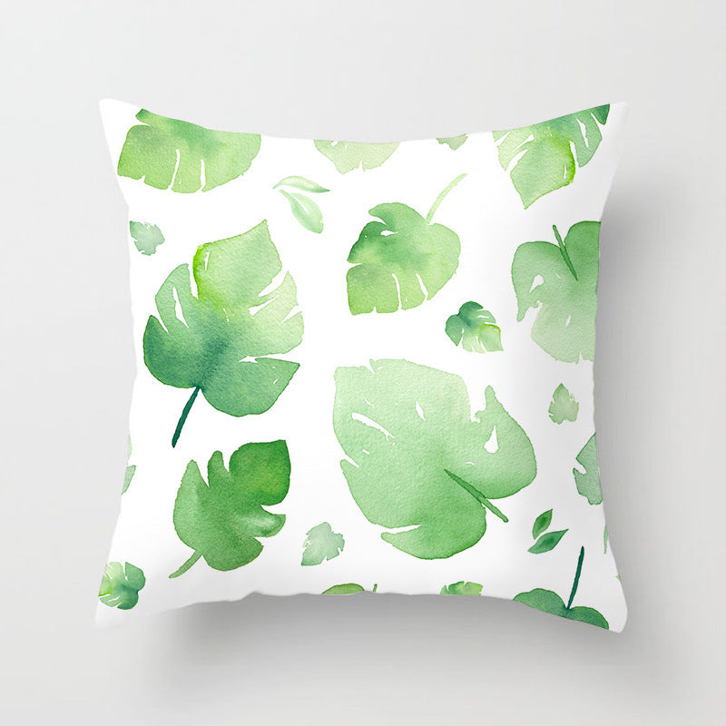 Blue And Green Printed Ins Pillow Cushion Cover Household Supplies Pillow Cover Can Be Set