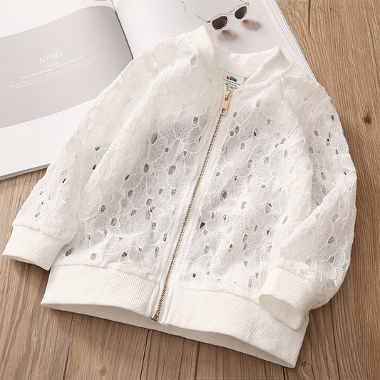 Girls' Clothing Children's Solid Color Sun Protection Jacket