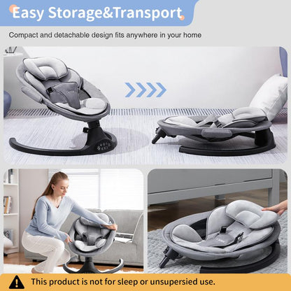 Smart Baby Swing with Remote