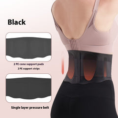 Strong Thin Breathable Waist Supporter Professional Exercise Workout Training Women's Lumbar Compression Support