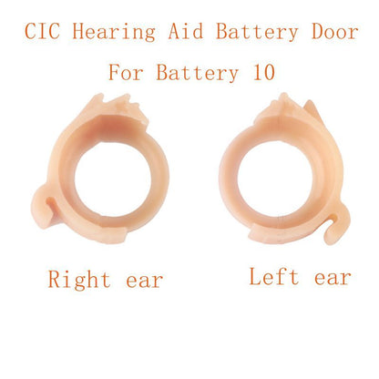 Hearing aid battery compartment