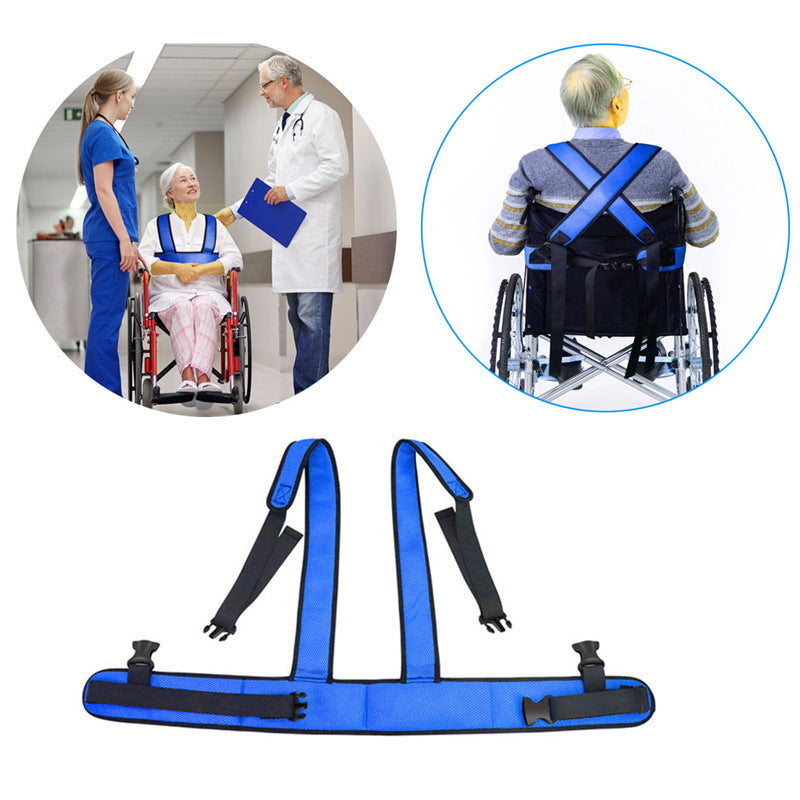Wheelchair Seat Belt Restraint Adjustable Torso Support Vest