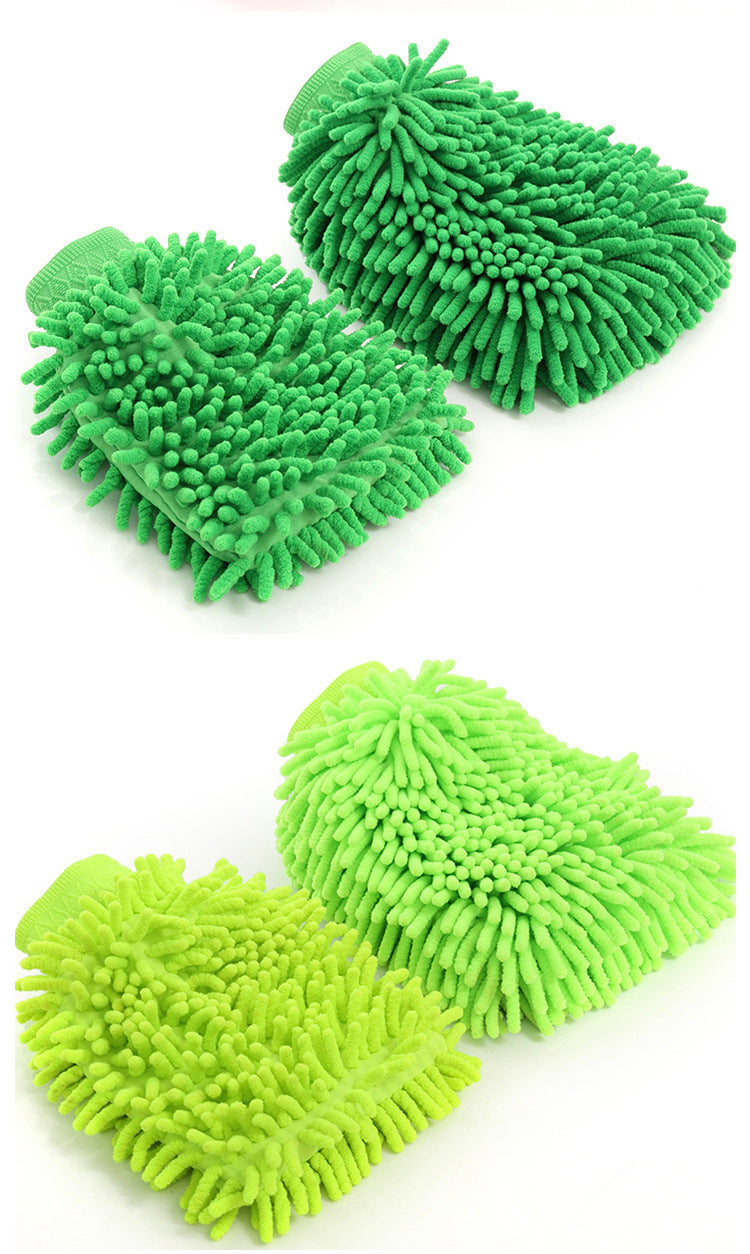 Double-sided Car Washing Gloves Car Cleaning Tools