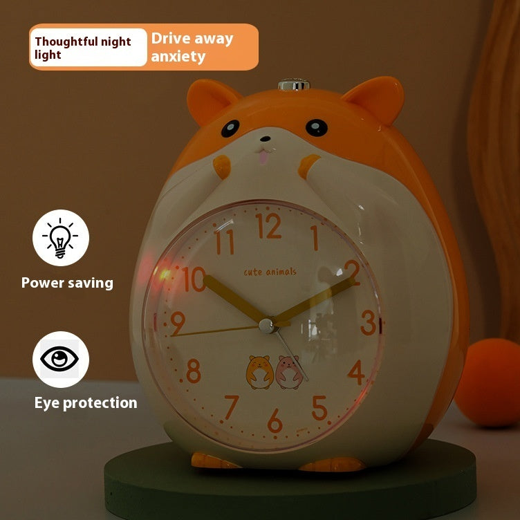 Snooze Talking Student Lovely Bedroom Mute Bedside Alarm Clock