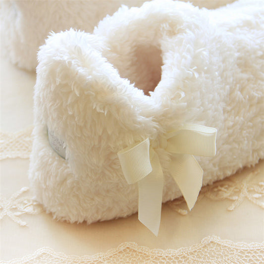 Ladies Soft Cotton Fleece Home Shoes Indoor Slippers