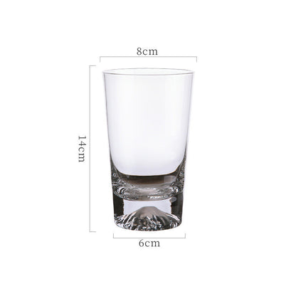 Crystal Glass Transparent Breakfast Milk Home Mountain Cup