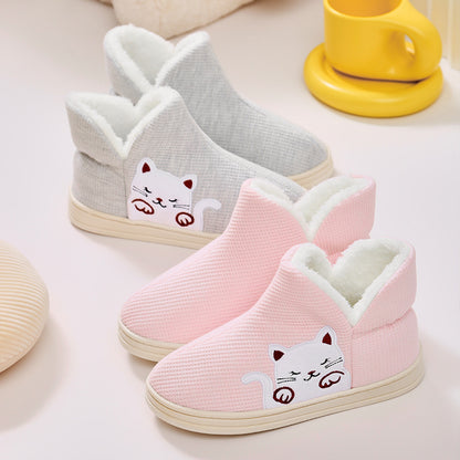 Women's Home Indoor Warm Maternity Shoes  Cotton Slippers