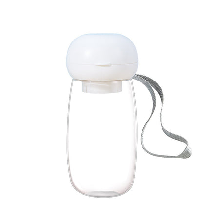 Portable Pet Water Bottle Outdoor Travel Drinking Cup Feeding Bowl With Lanyard For Small Medium Cats Dogs Pet Supplies High Temperature Resistance