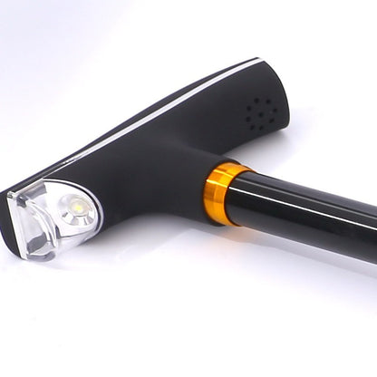 Folding Cane Elderly Four Foot Stick Thickened Retractable With Light