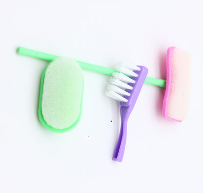 Doll Play House Furniture Cleaning Supplies Play Set