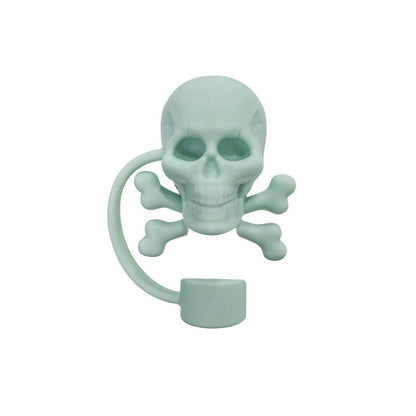 Halloween Theme 10mm Large Capacity In-car Matching Silicone Straw Plug
