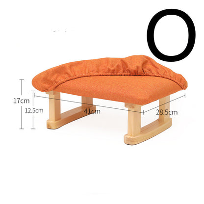 Step On The Pedal Of The Foot Stool