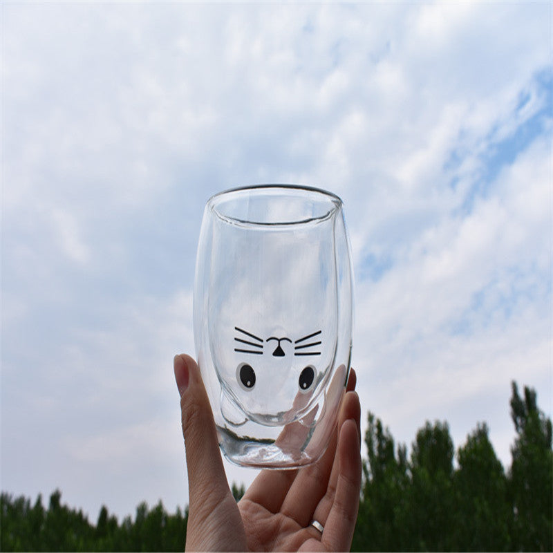 New creative cute double-layer cup