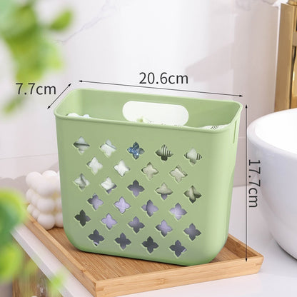 Dirty Clothes Household Laundry Basket Wall Hanging Foldable Bathroom