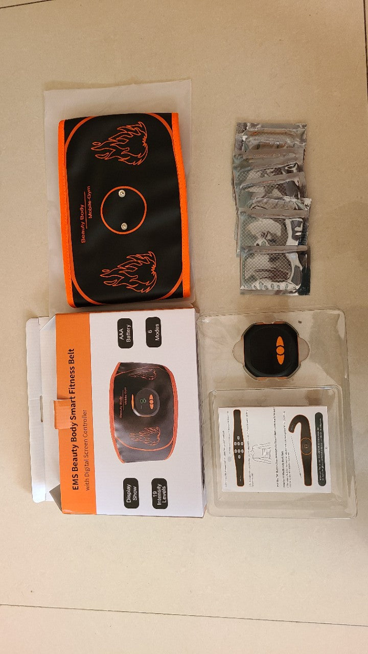 Massage Belt Fitness Waist Shaping Belt Belt Cross-border Hot Selling Household Electric Massage Belt Belly Band Waist Supporter Belt