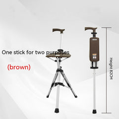 Aluminum Alloy Folding Cane Multifunctional Non-slip