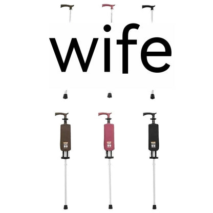 Aluminum Alloy Folding Cane Multifunctional Non-slip