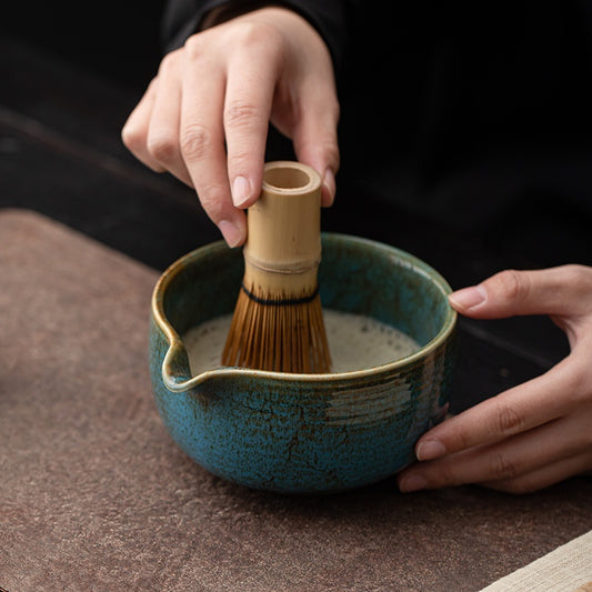 Matcha Tools Tea Bowl Tea Whisk Utensils Benli Household Song Dynasty Point Tea Ware