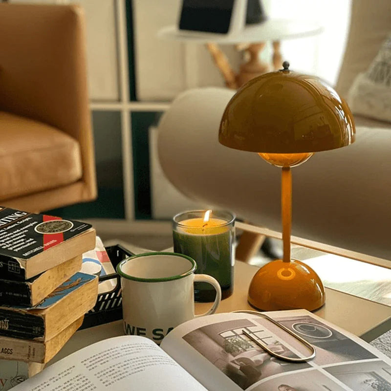 Flowerpot Rechargeable Mushroom Table Lamp