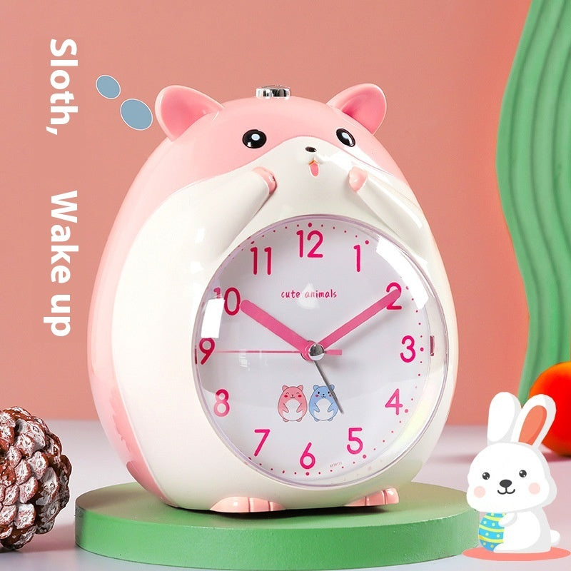 Snooze Talking Student Lovely Bedroom Mute Bedside Alarm Clock