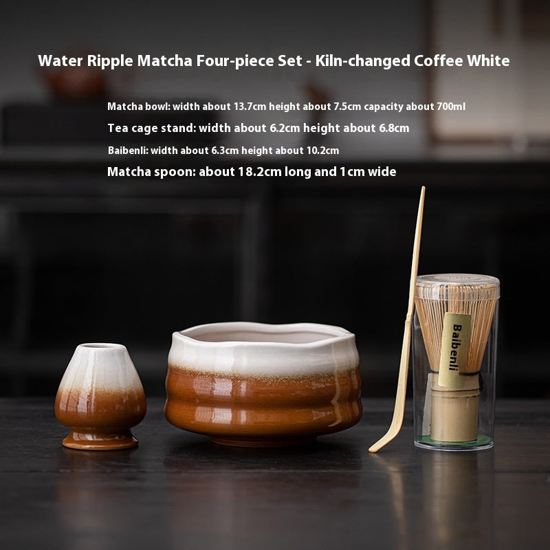 Tea Ordering Tools Ceramic Threaded Bowl Tea Utensils
