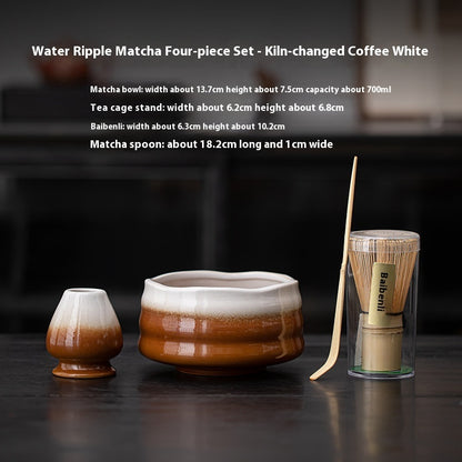 Tea Ordering Tools Ceramic Threaded Bowl Tea Utensils